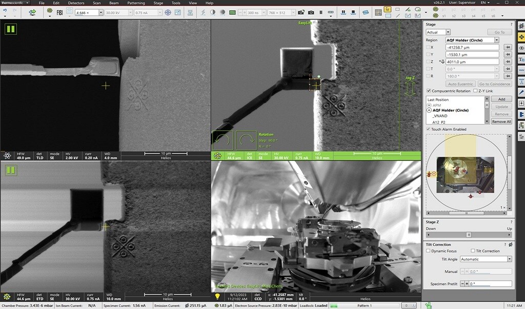 Микроскоп Helios 6 HD FIB-SEM